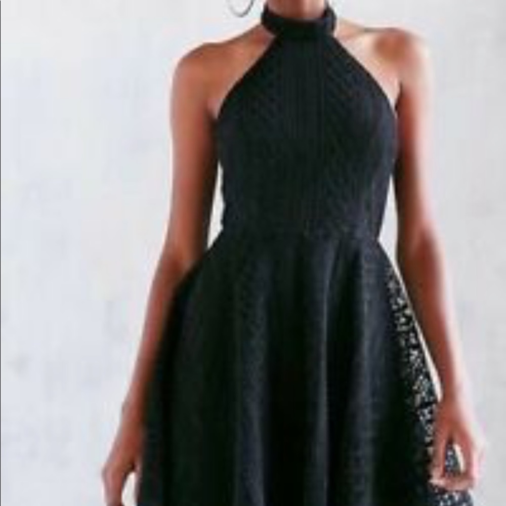 Black UO halter dress